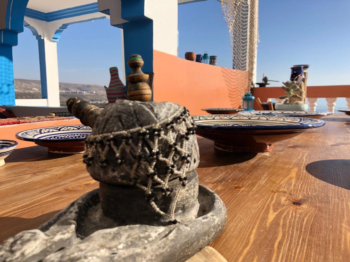 Binic Surf House Bed and Breakfast Taghazout Eksteriør billede